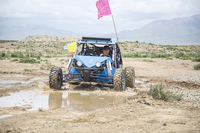 Free download kart off road puddle water go kart free picture to be edited with GIMP free online image editor