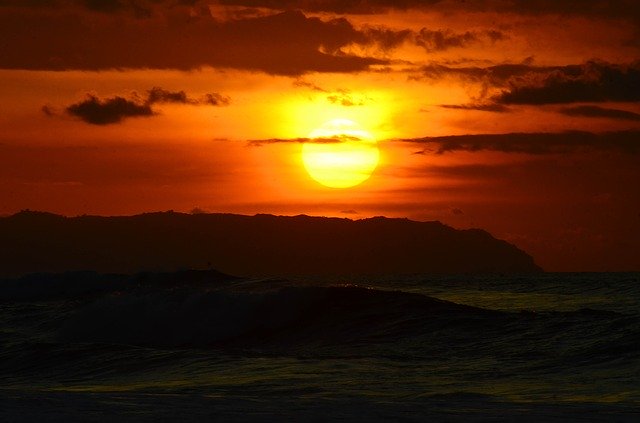 मुफ्त डाउनलोड काउई सूर्यास्त आकाश - जीआईएमपी ऑनलाइन छवि संपादक के साथ संपादित करने के लिए मुफ्त फोटो या तस्वीर