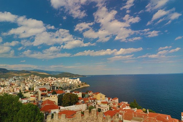 Download gratuito Kavala Greece Sky - foto o immagine gratuita da modificare con l'editor di immagini online GIMP