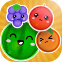 Kawaii Fruits 3D Game Slice and Match in a Juicy 3D Adventure!  screen for extension Chrome web store in OffiDocs Chromium