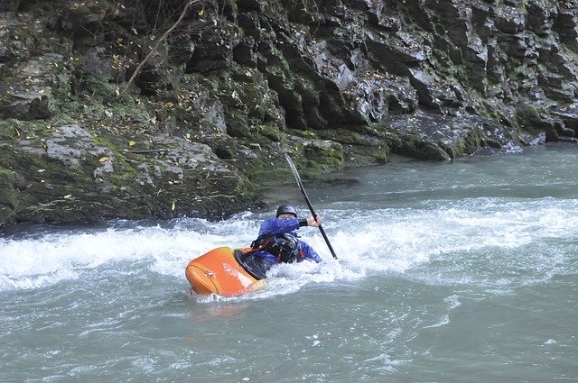 Free download Kayak Water -  free photo or picture to be edited with GIMP online image editor