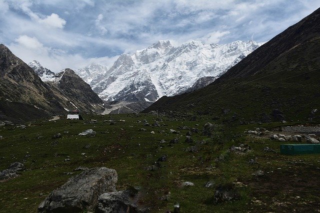 Free download Kedarnath Mountains Uttarakhand -  free photo or picture to be edited with GIMP online image editor