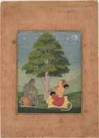 Free download Kedar Ragini: Folio from a Ragamala Series free photo or picture to be edited with GIMP online image editor
