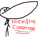 Keemstar Corrector  screen for extension Chrome web store in OffiDocs Chromium