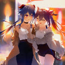 Keqing X Ganyu Genshin Impact Live Wallpaper  screen for extension Chrome web store in OffiDocs Chromium