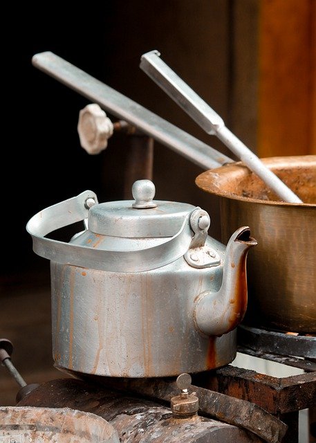 Free graphic kettle tea stove hot sweet spoon to be edited by GIMP free image editor by OffiDocs