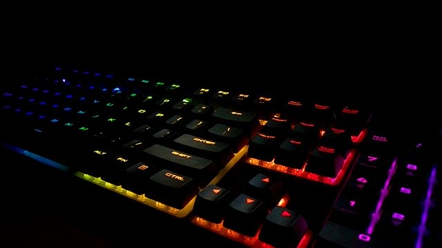 Free download Keyboard Led -  free photo or picture to be edited with GIMP online image editor