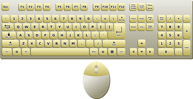 Free download Keyboard Mouse Top - Free vector graphic on Pixabay free illustration to be edited with GIMP free online image editor