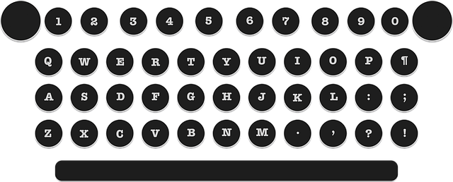Free download Keyboard Typewriter Letter -  free illustration to be edited with GIMP free online image editor