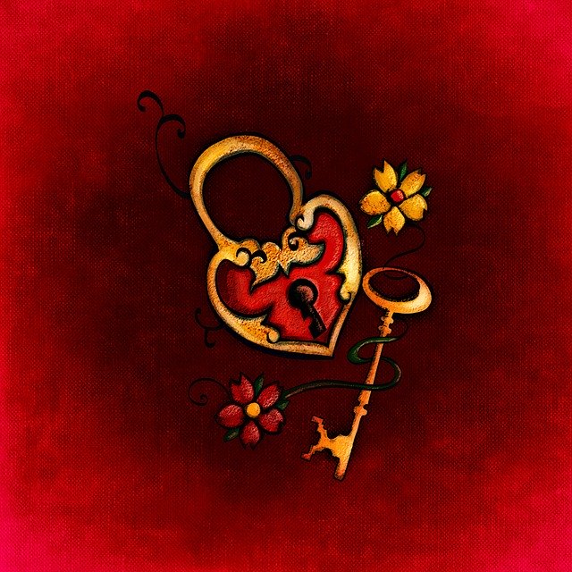Free download Key Heart Love -  free illustration to be edited with GIMP free online image editor