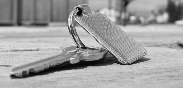 Free graphic key key chain metal grey shiny to be edited by GIMP free image editor by OffiDocs