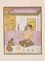 Free download Khambhavati Ragini: Page from a Dispersed Ragamala Series (Garland of Musical Modes) free photo or picture to be edited with GIMP online image editor