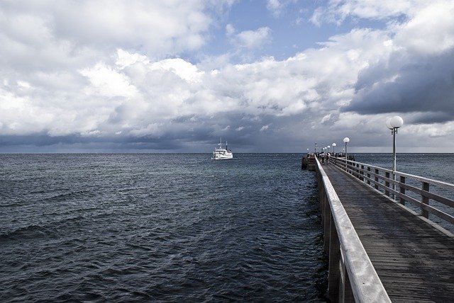 Free download Kühlungsborn Sea Bridge Passenger -  free photo or picture to be edited with GIMP online image editor