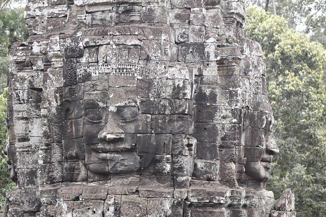 Bezpłatne pobieranie Khmer Bayon Bu - bezpłatne zdjęcie lub obraz do edycji za pomocą internetowego edytora obrazów GIMP