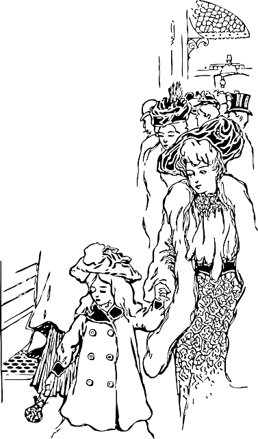 Free download Kids Fashion Street - Free vector graphic on Pixabay free illustration to be edited with GIMP free online image editor