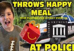 Free download Kid Throws Happy Meal At Police Teaser Verison 2 free photo or picture to be edited with GIMP online image editor