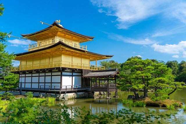 Gratis download Kinkaku Ji Kyoto Japan - gratis foto of afbeelding om te bewerken met GIMP online afbeeldingseditor