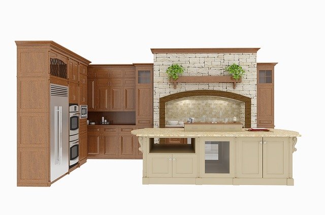 Free download Kitchen Render 3D -  free illustration to be edited with GIMP free online image editor
