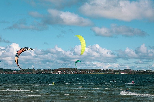 Free download Kite Surfing Kiting Adventure -  free photo or picture to be edited with GIMP online image editor