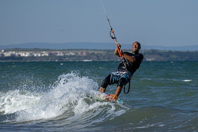 Free download Kite Surf Sea -  free photo or picture to be edited with GIMP online image editor