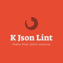 K JSON Lint  screen for extension Chrome web store in OffiDocs Chromium