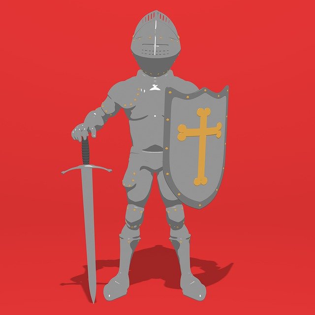 הורדה חינם Knight 3D Medieval - איור חינם לעריכה עם עורך תמונות מקוון בחינם של GIMP