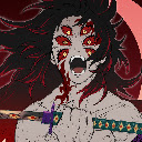 Kokushibo Kimetsu no Yaiba Upper Moon One Anime Theme  screen for extension Chrome web store in OffiDocs Chromium
