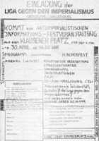 Free download Kommt zur antiimperialistischen Informations-Festveranstaltung Klausener Platz free photo or picture to be edited with GIMP online image editor