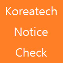 KoreatechNoticeCheck  screen for extension Chrome web store in OffiDocs Chromium