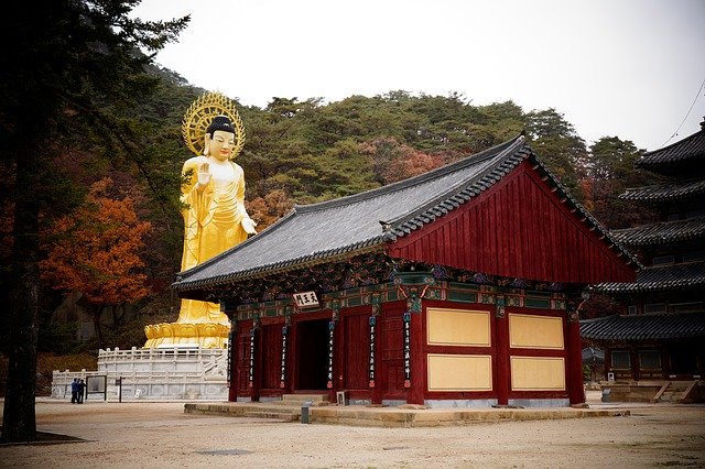 Téléchargement gratuit de la section du temple de Corée - photo ou image gratuite à éditer avec l'éditeur d'images en ligne GIMP