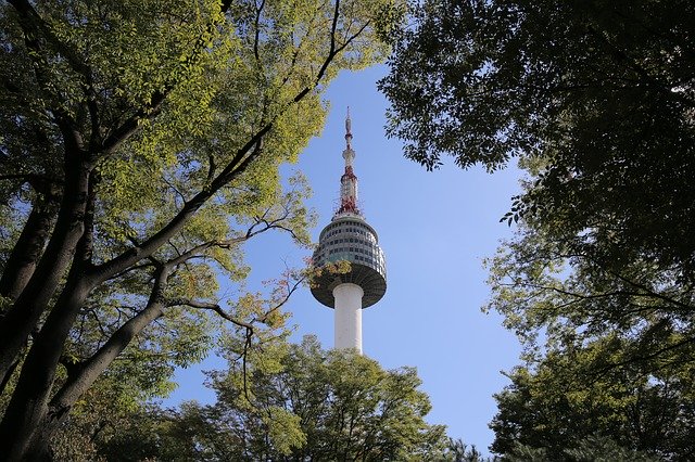Free download Korea Tower Seoul Republic Of -  free photo or picture to be edited with GIMP online image editor