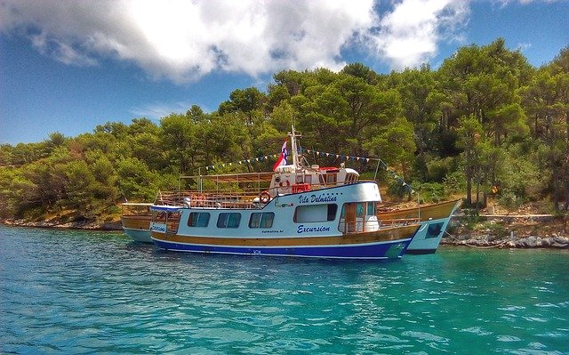 Téléchargement gratuit de Kornati Ship Sea - photo ou image gratuite à modifier avec l'éditeur d'images en ligne GIMP