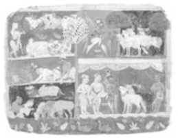 Free download Krishna and the Cowherds: Page from a Dispersed Bhagavata Purana (Ancient Stories of Lord Vishnu) free photo or picture to be edited with GIMP online image editor