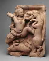 Free download Krishna Killing the Horse Demon Keshi free photo or picture to be edited with GIMP online image editor