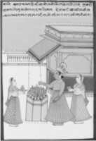 Free download Krishna with Two Attendants free photo or picture to be edited with GIMP online image editor