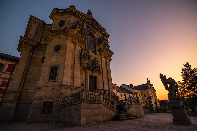 Descărcare gratuită Kuks Evening Sunset - fotografie sau imagini gratuite pentru a fi editate cu editorul de imagini online GIMP