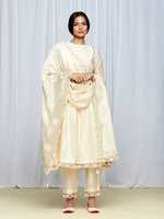 Free download KUMUD Kurta Set Ivory Or Pink free photo or picture to be edited with GIMP online image editor