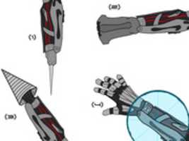 Free download Kyle robotic hand weapons concept art free photo or picture to be edited with GIMP online image editor