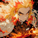 Kyojuro Rengoku Demon Slayer Gameograf  screen for extension Chrome web store in OffiDocs Chromium