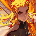 Kyojuro Rengoku Kimetsu no Yaiba Anime Theme  screen for extension Chrome web store in OffiDocs Chromium