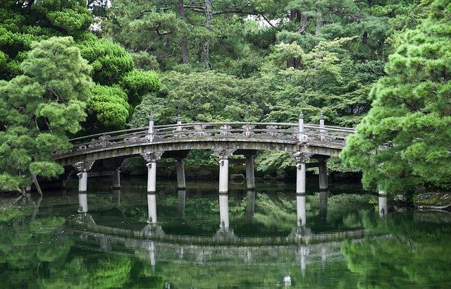 הורדה חינם של Kyoto Imperial Park Bridge - תמונה או תמונה בחינם לעריכה עם עורך התמונות המקוון GIMP