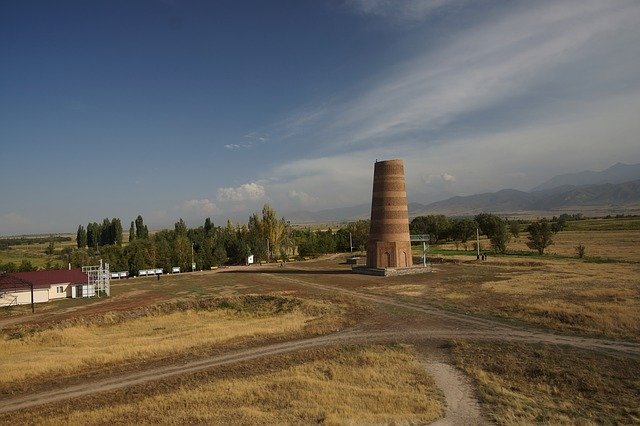 Free download Kyrgyzstan Burana Landscape Places -  free photo or picture to be edited with GIMP online image editor