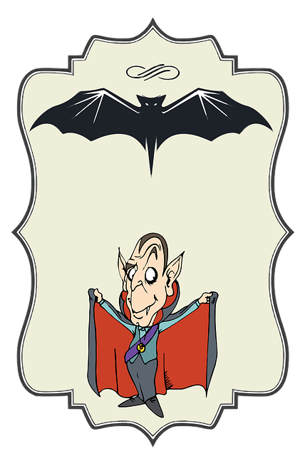 Free download Label Halloween Bat -  free illustration to be edited with GIMP free online image editor
