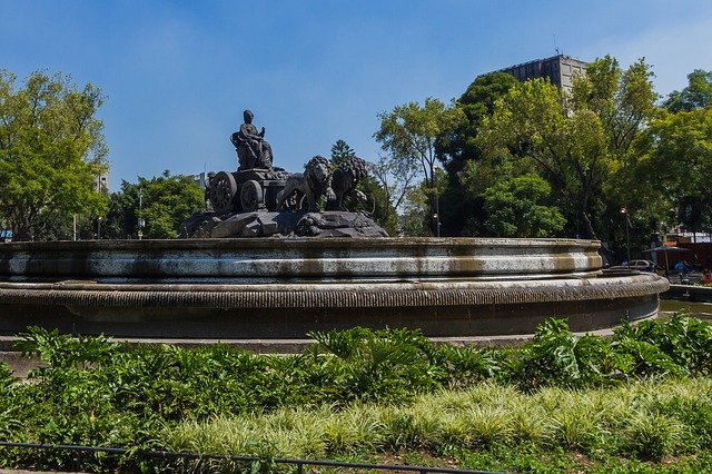 Free download La Cibeles México Park -  free photo or picture to be edited with GIMP online image editor