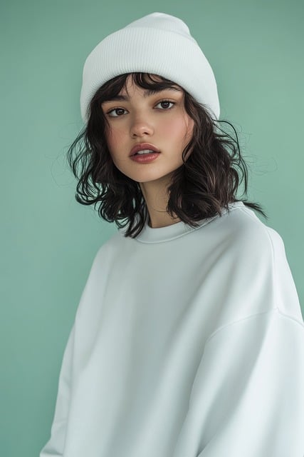 Free download lady beanie sweatshirt fashion free picture to be edited with GIMP free online image editor
