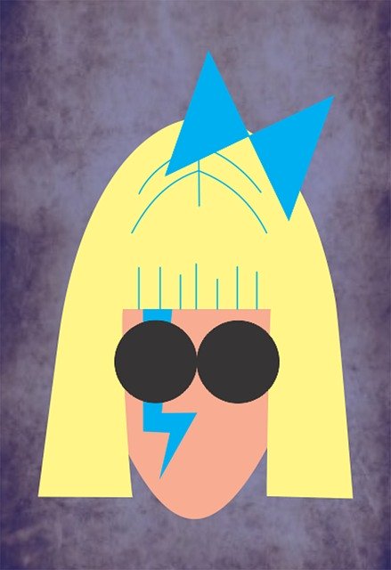 Free download Lady Gaga Pop Star Logo -  free illustration to be edited with GIMP free online image editor