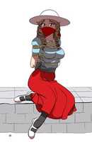 Free download Lady Leaf gagged free photo or picture to be edited with GIMP online image editor