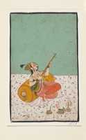 Free picture Lady Musician Playing a Sitar to be edited by GIMP online free image editor by OffiDocs