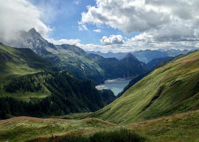 Free download Lago Di Luzzone Lake Mountains -  free photo or picture to be edited with GIMP online image editor