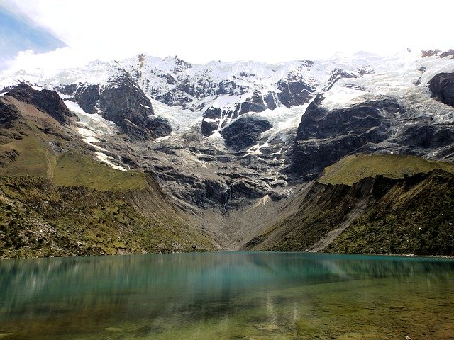 Muat turun percuma Lagoon Lake Mountains - foto atau gambar percuma untuk diedit dengan editor imej dalam talian GIMP